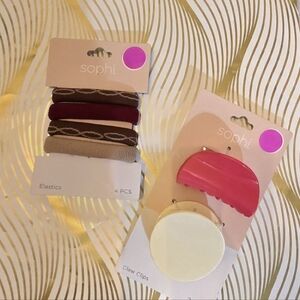 Sophi Claw Clips & Hair Tie Bundle